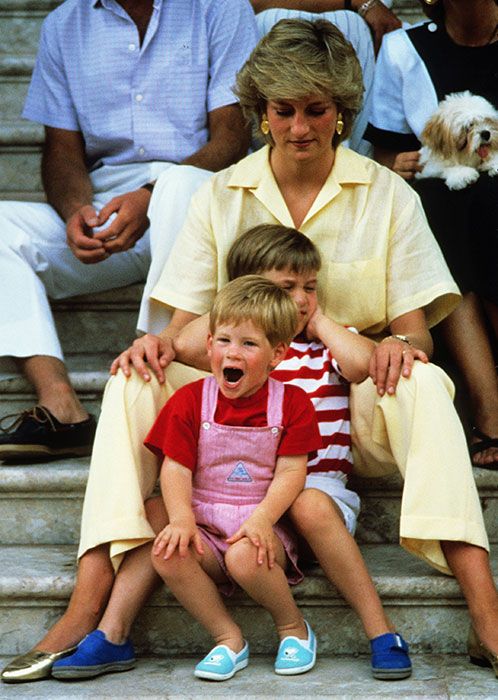 prince william harry matching red holiday
