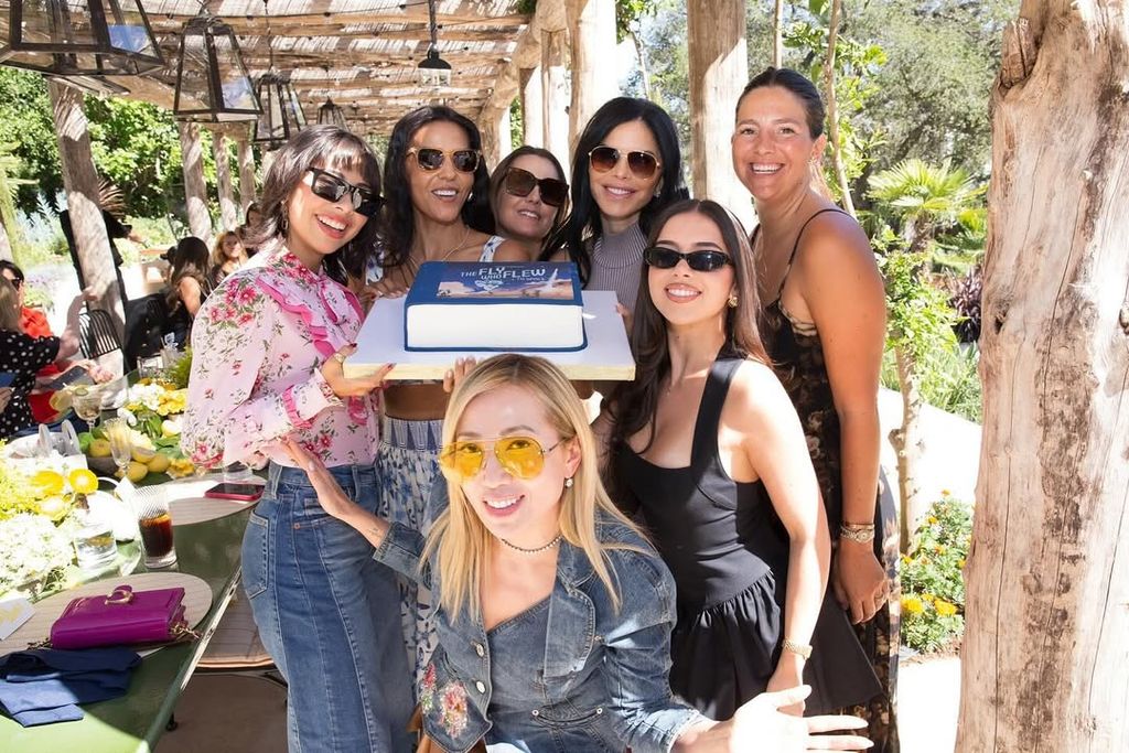 Her friends attended her book launch luncheon, hosted by Kris Jenner