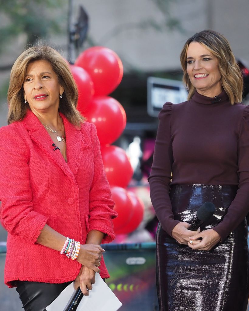 Hoda Kotb and Savannah Guthrie on Today