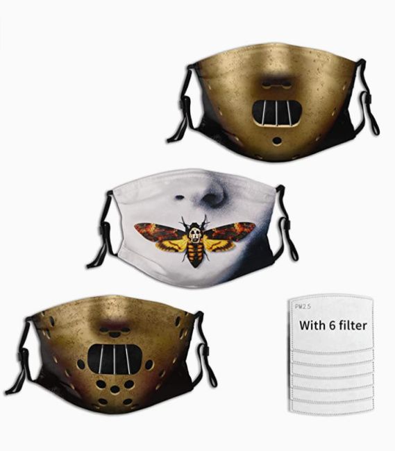 silence of the lambs halloween face mask covering