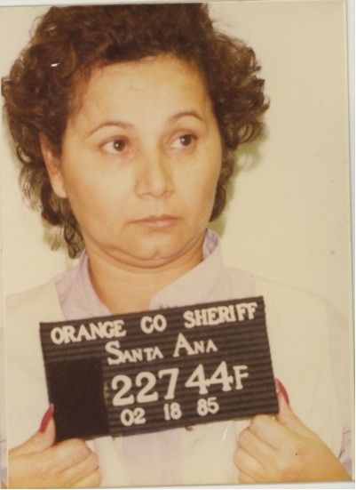 Griselda Blanco pose for a 1985 mugshot