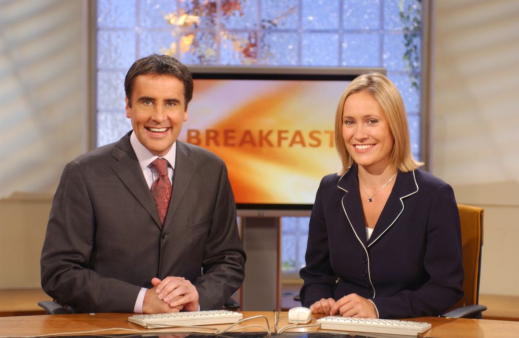 Dermot Murnaghan and Sophie Raworth presented BBC Breakfast together 