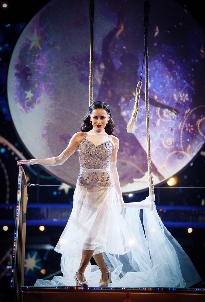 Amber Davies performing her Couple's Choice on Strictly Come Dancing