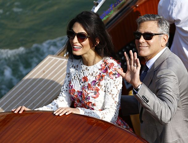 George Clooney and Amal Alamuddin 