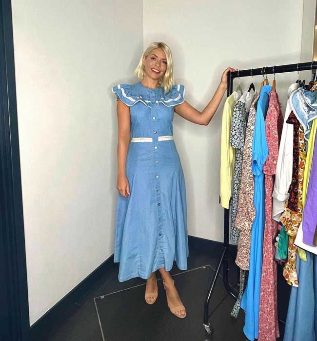 holly willoughby nautical dress