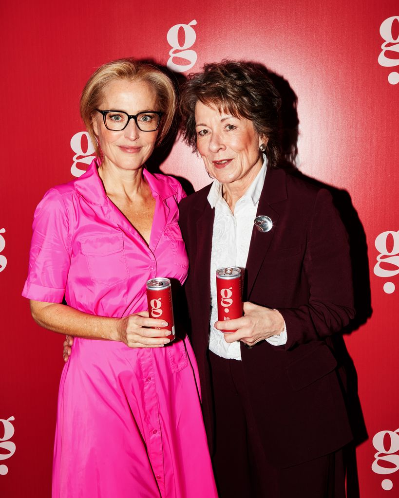 Gillian Anderson and Dame Lesley Regan, Chair of Wellbeing of Women