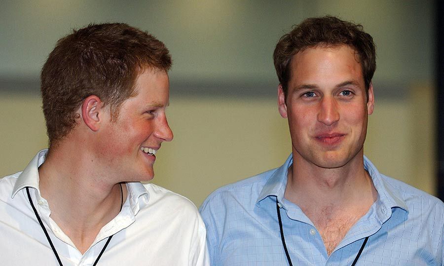 prince harry and william laughing