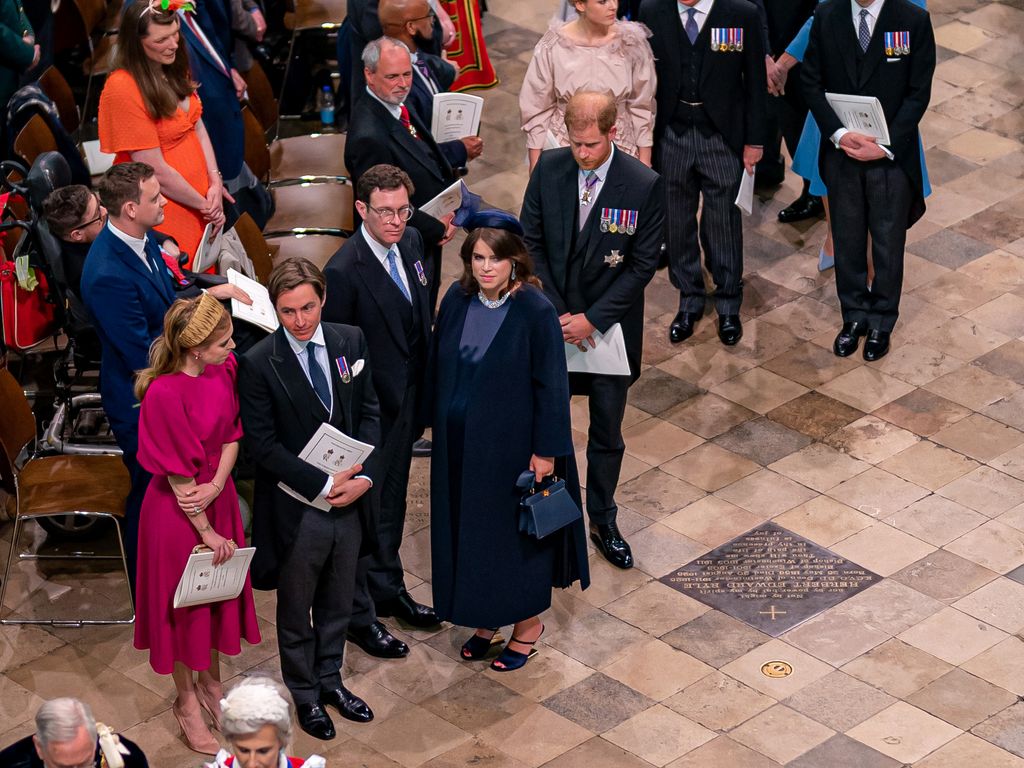Princess Beatrice attended the coronation with her husband Jack Brooksbank