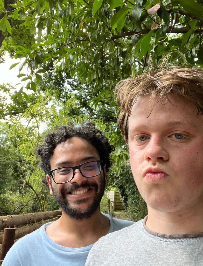 two people tired after a run