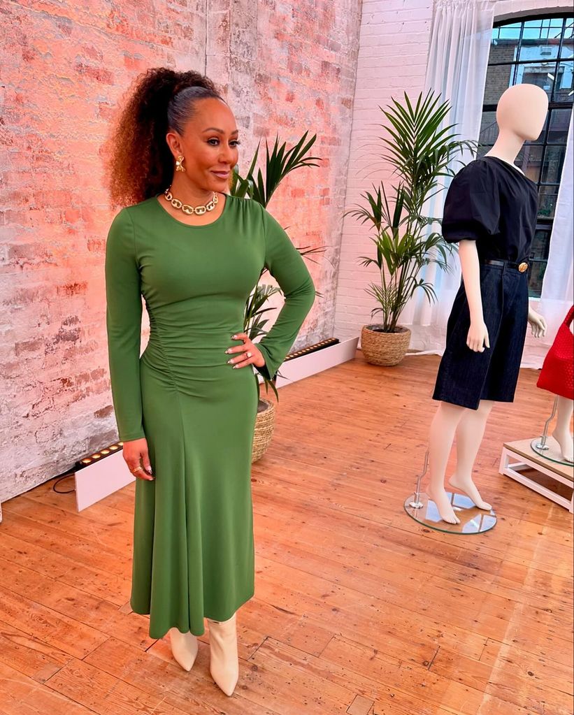 Mel B just made this 39 M S dress look like it s from Victoria Beckham HELLO