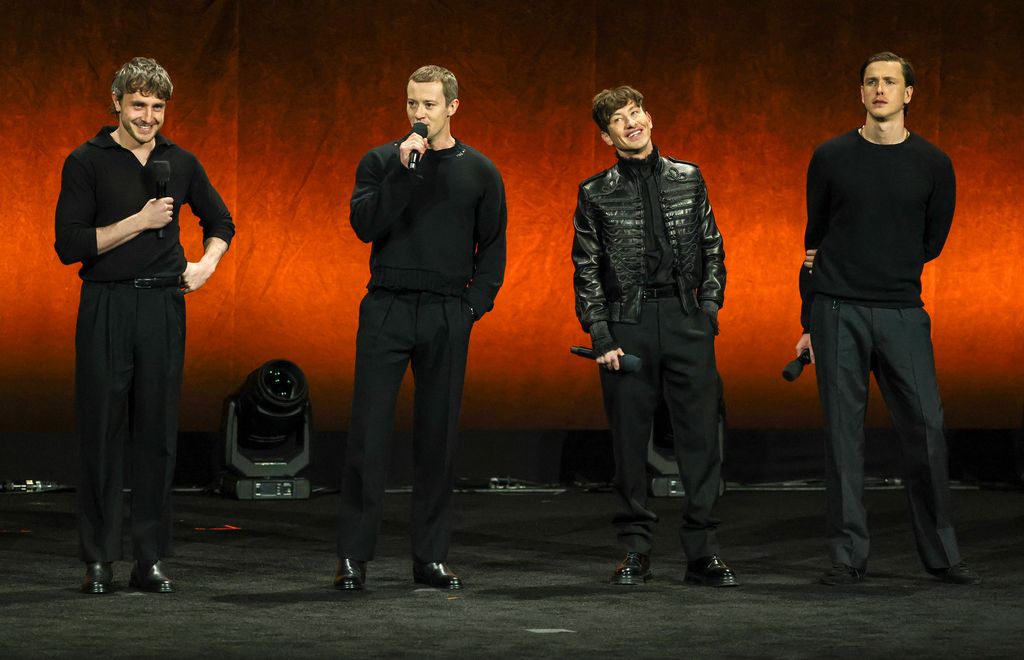 Paul Mescal, Joseph Quinn, Barry Keoghan and Harris Dickinson took to the stage at CinemaCon to announce their roles in the Beatles biopics