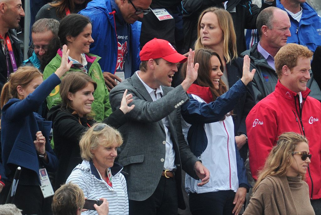 William and Kate wave after Zara wins silver