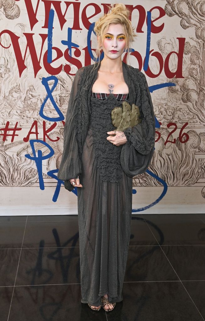 Paris Jackson attended the Andreas Kronthaler for Vivienne Westwood Fall/Winter 2025 runway show 