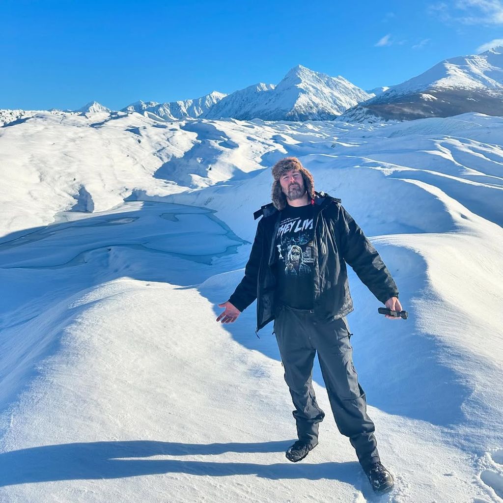 Adam the Woo in Alaska - his 50th state