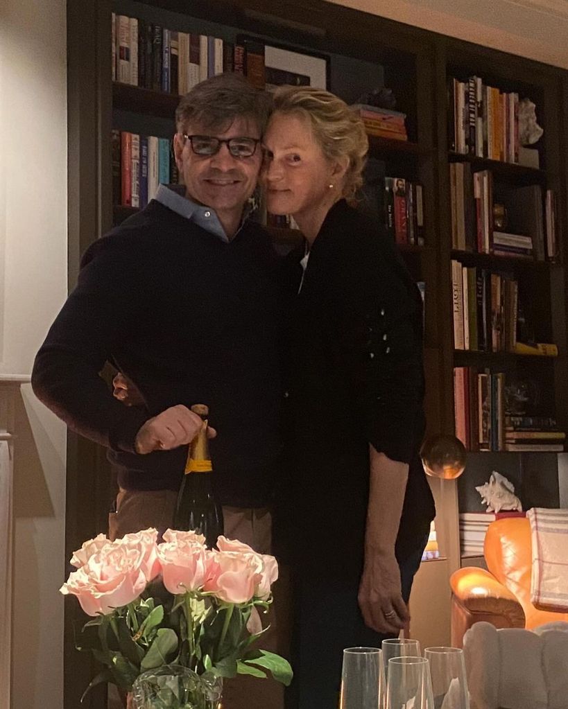 George Stephanopoulos and Ali Wentworth inside their family home