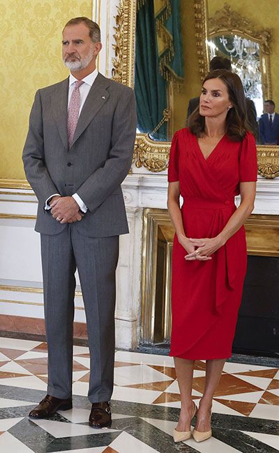 letizia red dress
