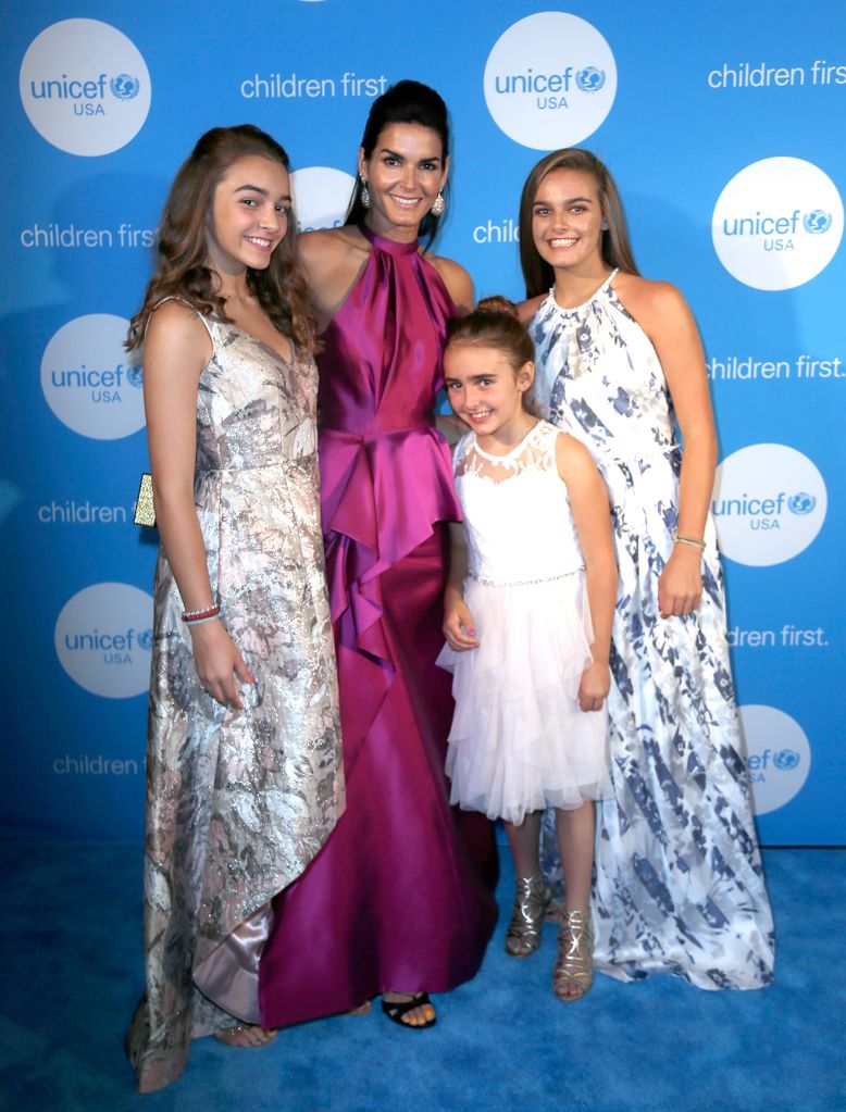 Angie Harmon with her three daughters