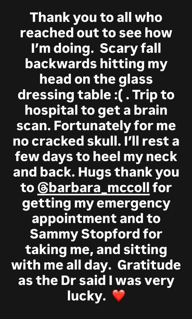 A photo of a screenshot message