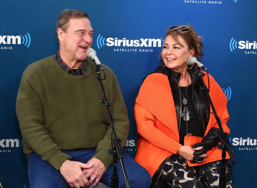 John Goodman and Roseanne Barr, March 27, 2018.