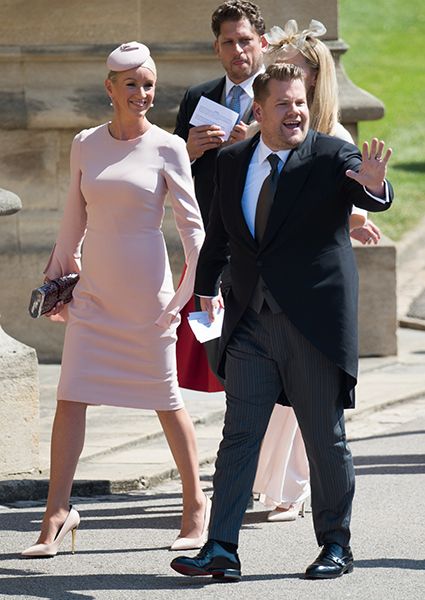 james corden wife julia attend royal wedding