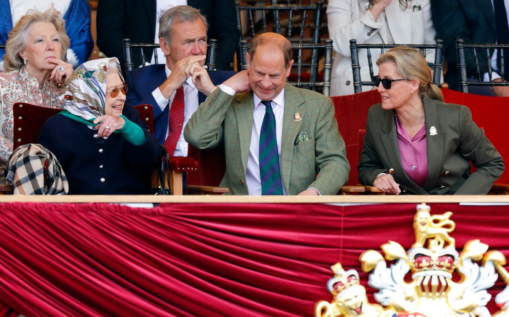 Queen Elizabeth II, Prince Edward and Duchess Sophie proudly watched Lady Louise at the Windsor Horse Trials in 2022