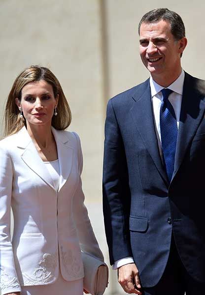 King Felipe VI and Queen Letizia of Spain visit Pope | HELLO!