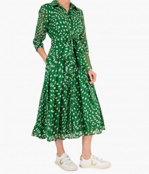 samantha sung green dress