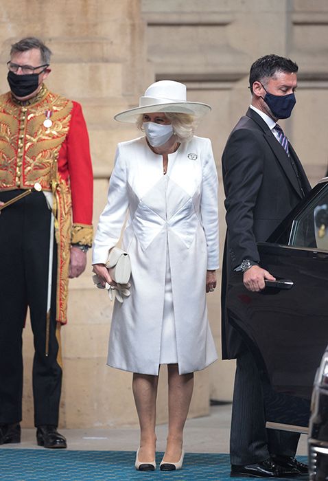 duchess camilla white coat