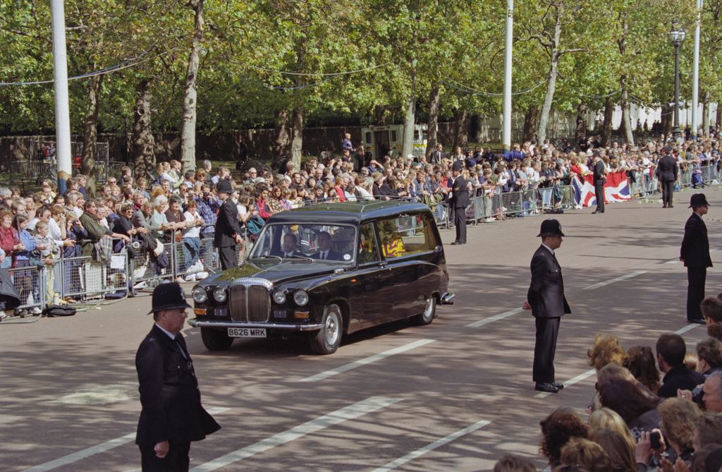 Princess Diana's funeral hearse