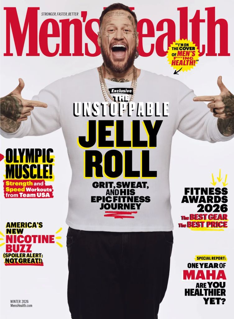 Men's Health cover with Jelly Roll