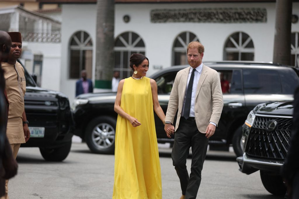 The Duke and Duchess of Sussex during their visit to Nigeria in May, 2024