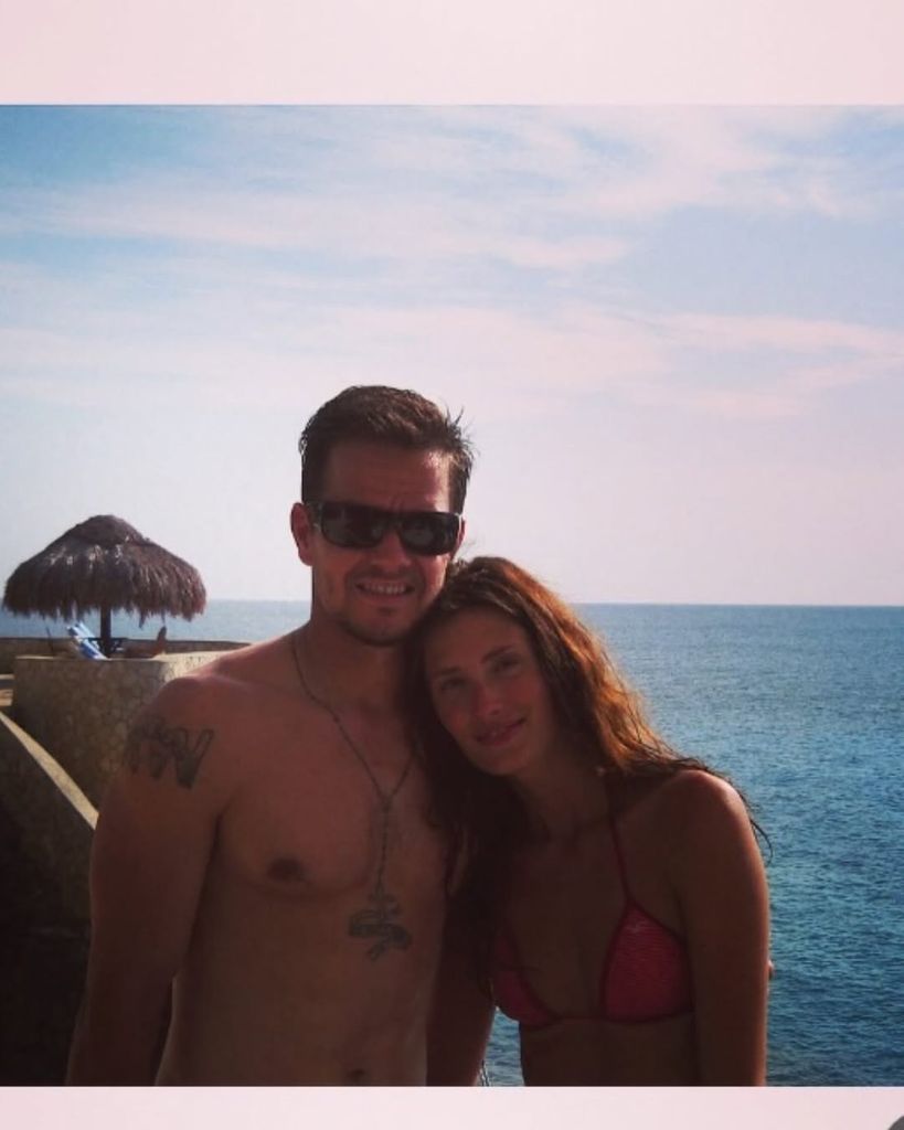Mark Wahlberg and Rhea Durham pose by the beach in a throwback shared on Instagram