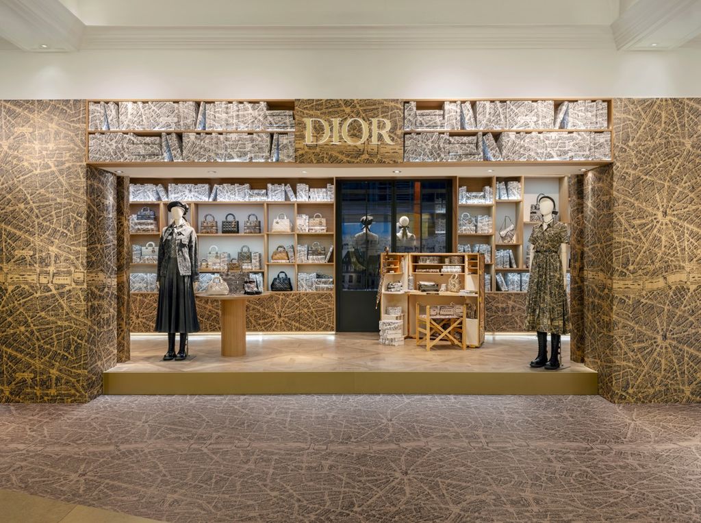 Dior's AW23/24 exhibition at Harrods