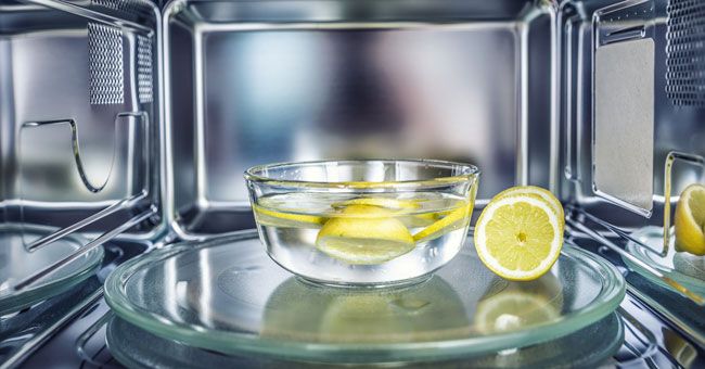 lemon microwave