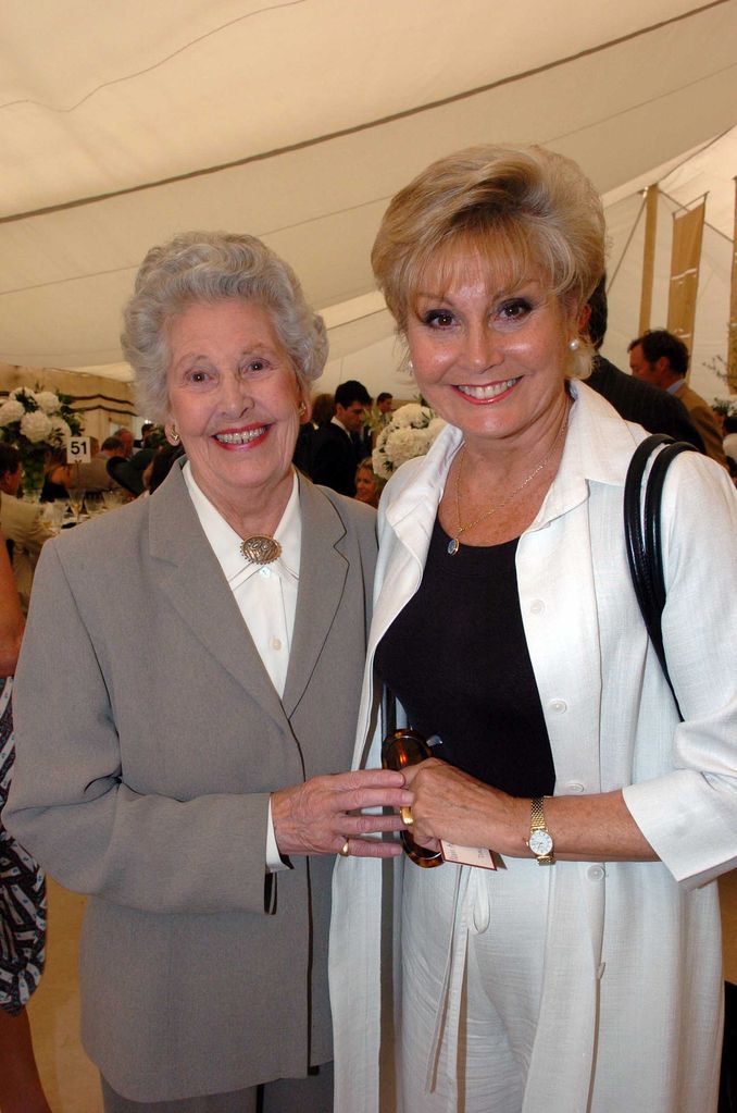 Angela Rippon with her mother Edna 