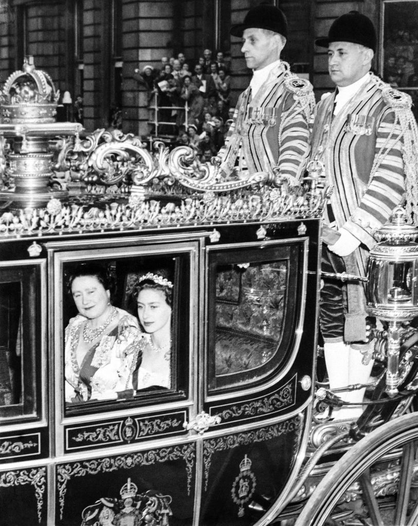 Margaret wore the Cartier Halo tiara for her sister Elizabeth's coronation in 1953