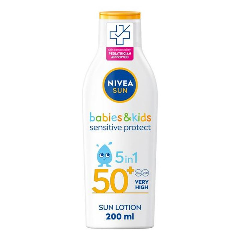 Nivea SUN Babies & Kids Sensitive Protect Sun Cream Lotion SPF50+