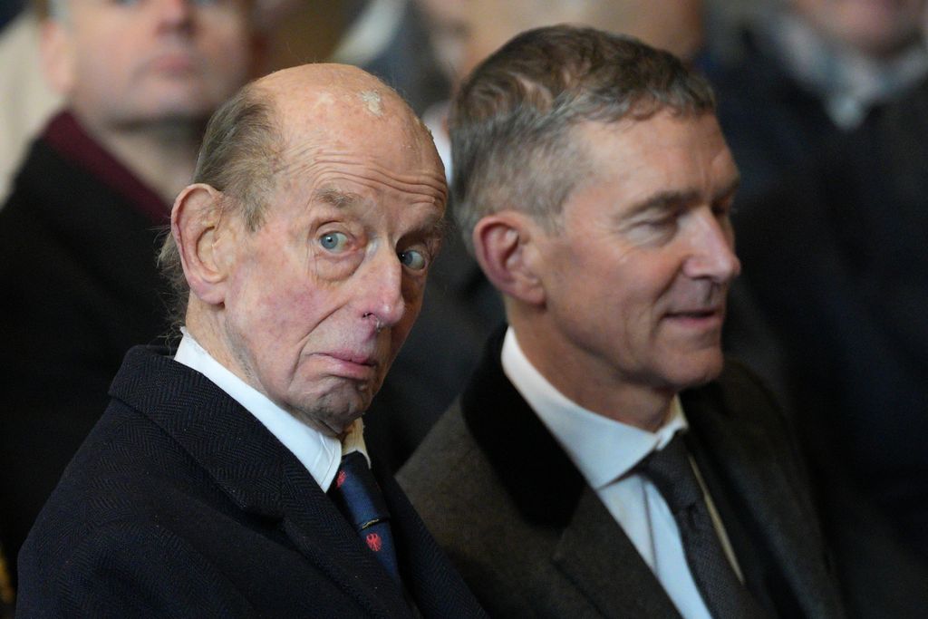 The Duke of Kent attended a service at Coventry Cathedral
