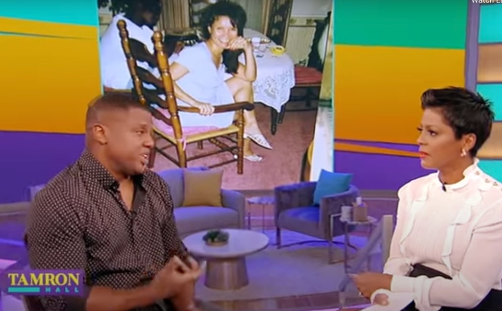 Leroy opened up about his mom to Tamron on her show