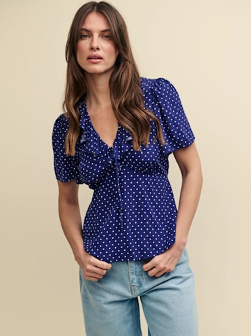 nobodys child blue polka dot top