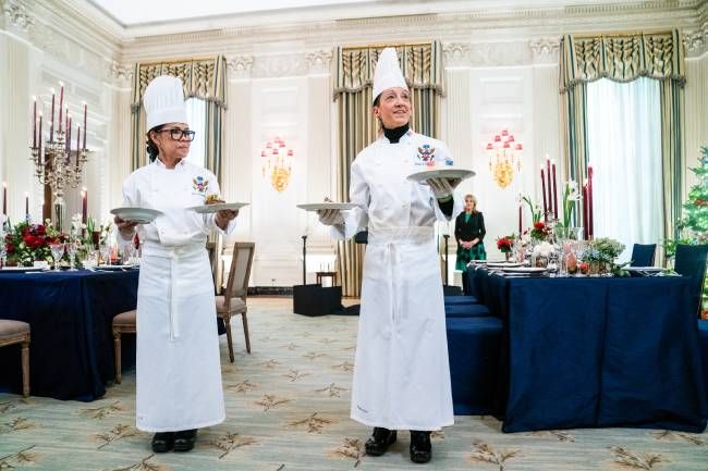 White House chefs prepare for Joe Bidens state dinner with Emmanuel Macron