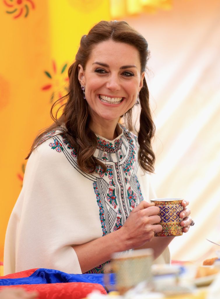 Princess Kate also loves drinking tea! 
