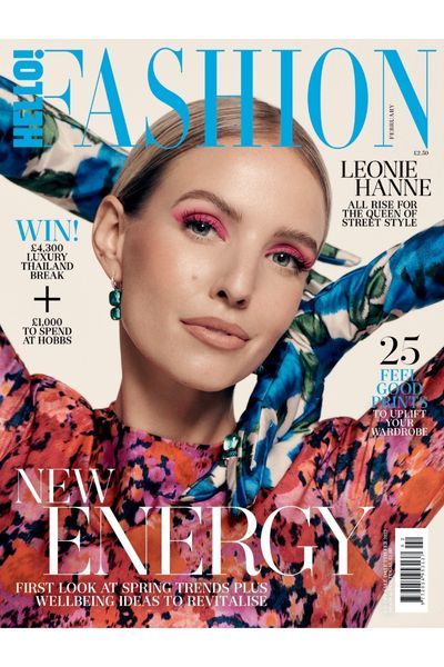 Leonie Hanne wears Philosophy di Lorenzo Serafini for Hello! Fashion Magazine February 2023 issue