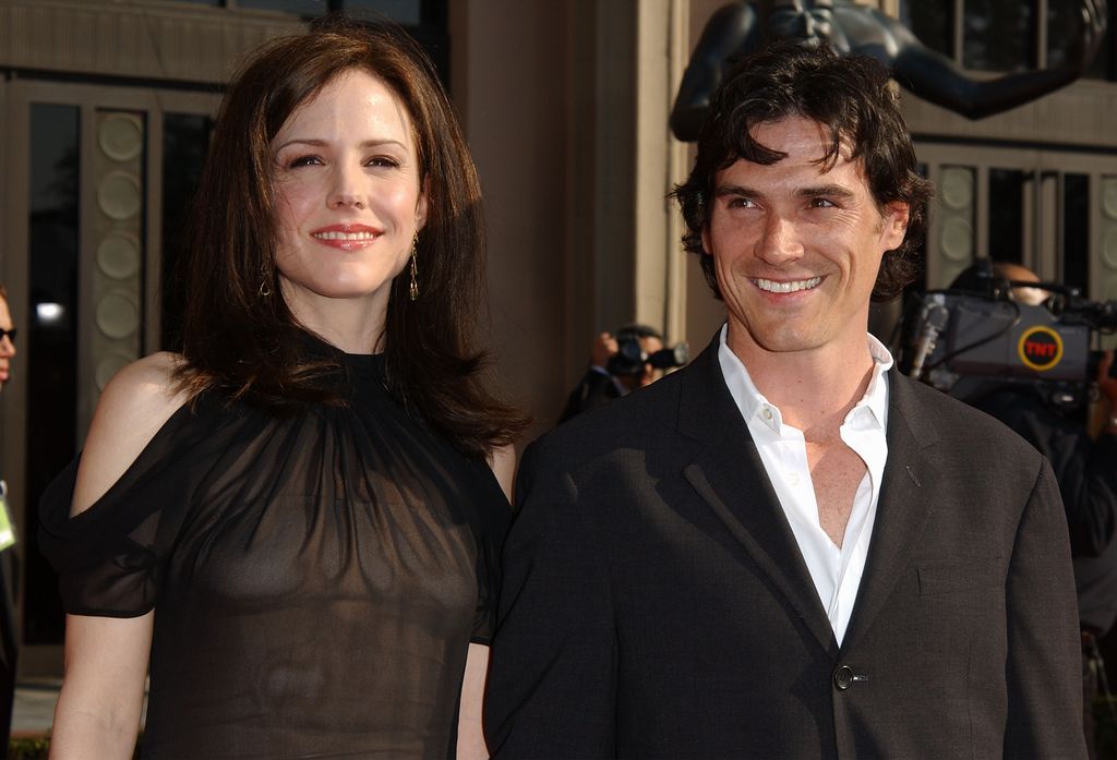  Actor Billy Crudup and actress Mary Louise Parker attend the 9th Annual Screen Actors Guild Awards at the Shrine Auditorium on March 9, 2003 in Los Angeles, California.  (Photo by Jon Kopaloff/Getty Images)