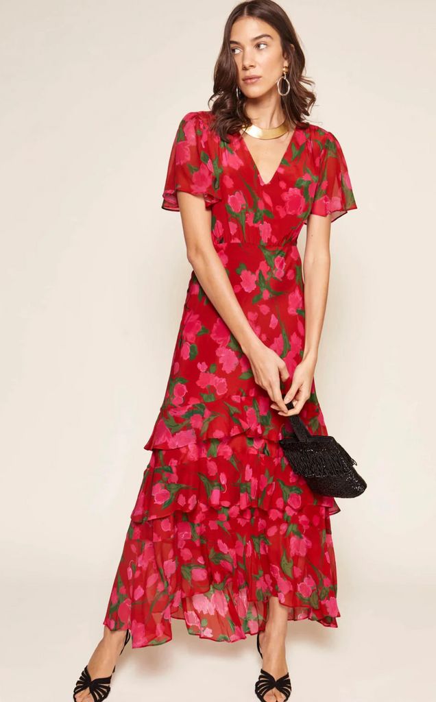 RIXO gilly floral dress