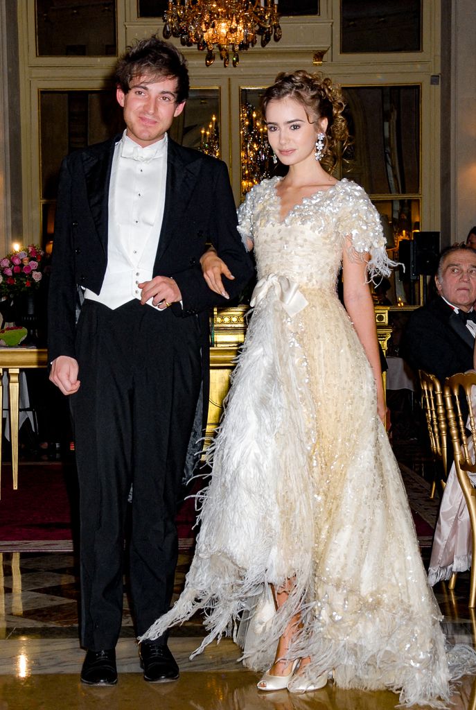 Lily wowed in a Chanel gown