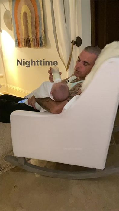Robbie Williams baby nursery