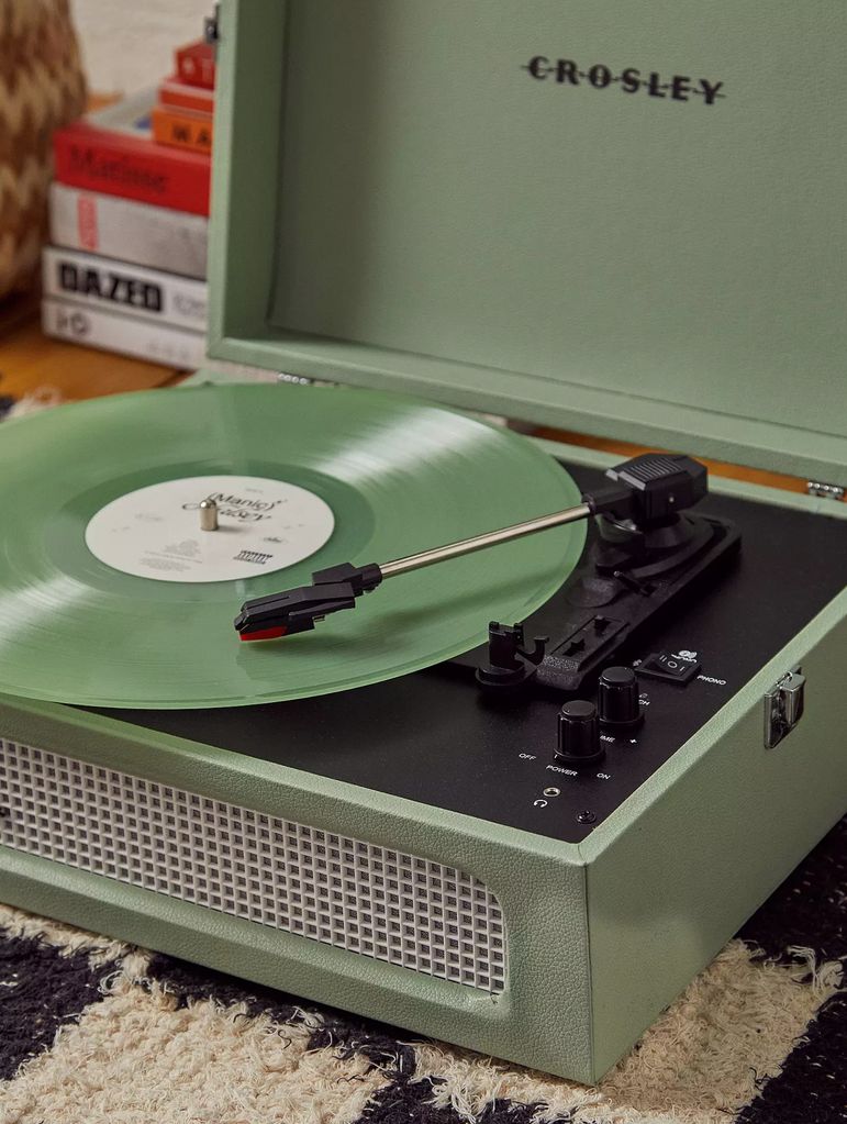 crosley record player from urban outfitters
