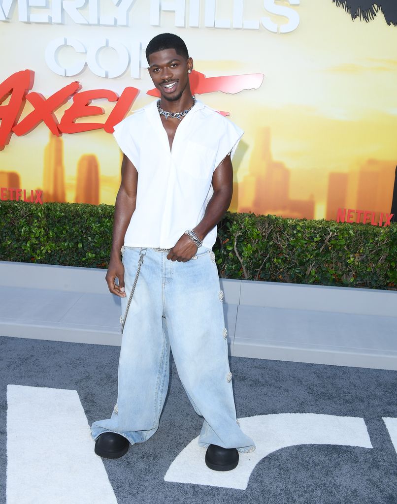 Lil Nas X at the Los Angeles Premiere Of Netflix's "Beverly Hills Cop: Axel F" at Wallis Annenberg Center