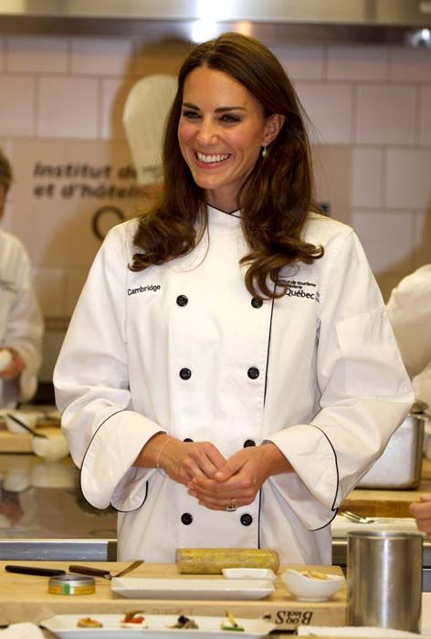 kate in chef whites